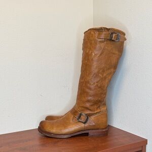 Frye Women's Tan Brown Tall Veronica Slouch Boots, Size 9.5